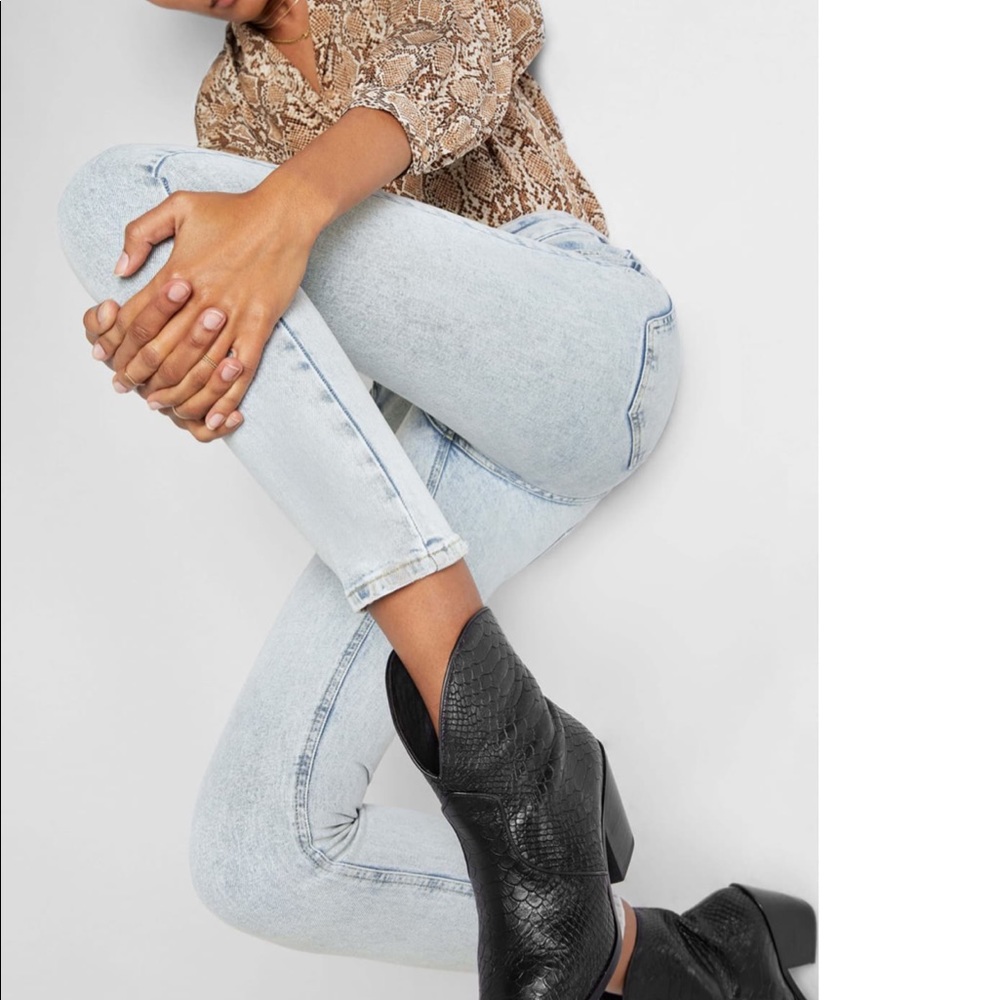 NWT Anine Bing frida button fly jeans